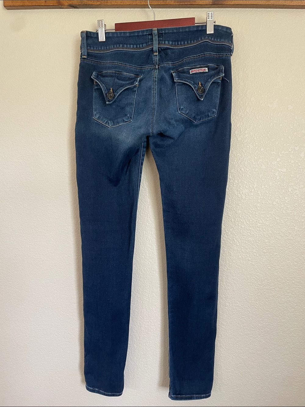 Hudson Flap Pocket Jeans Women's 28 Dark Blue Skinny Jeans - DESCRIPTION